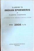 Lahiri s Indian Ephemeris 2008