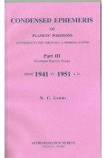 Lahiri Condensed Ephemeris From 1941-1951