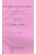Lahiri Condensed Ephemeris From 1991-1995